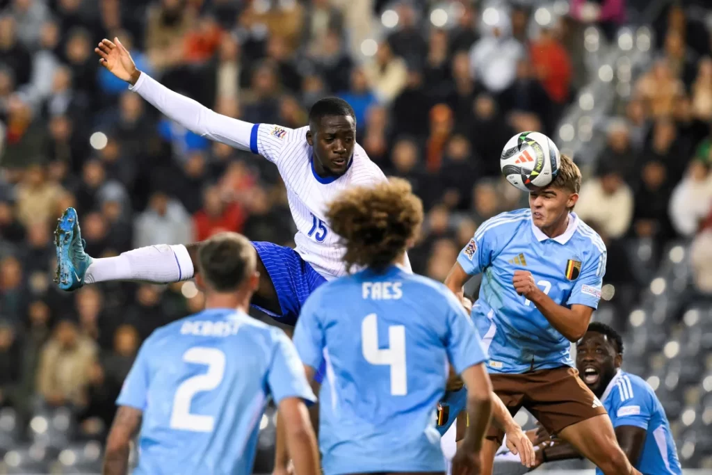 France and Belgium played out an exciting game in the Nations League. John Thys/AFP/Getty Images